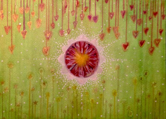 Life Spark, 2015, watercolor on paper, 9.5x12inches Camille McPhee